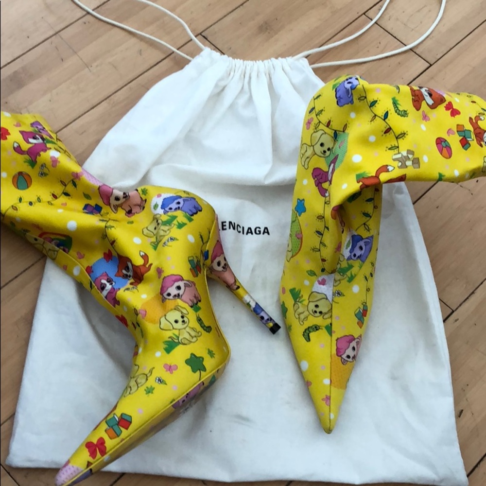 Balenciaga knife boots